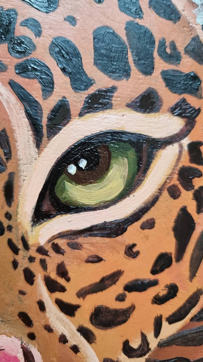 Original Art Deco Animal Painting by Mariana Mykyta