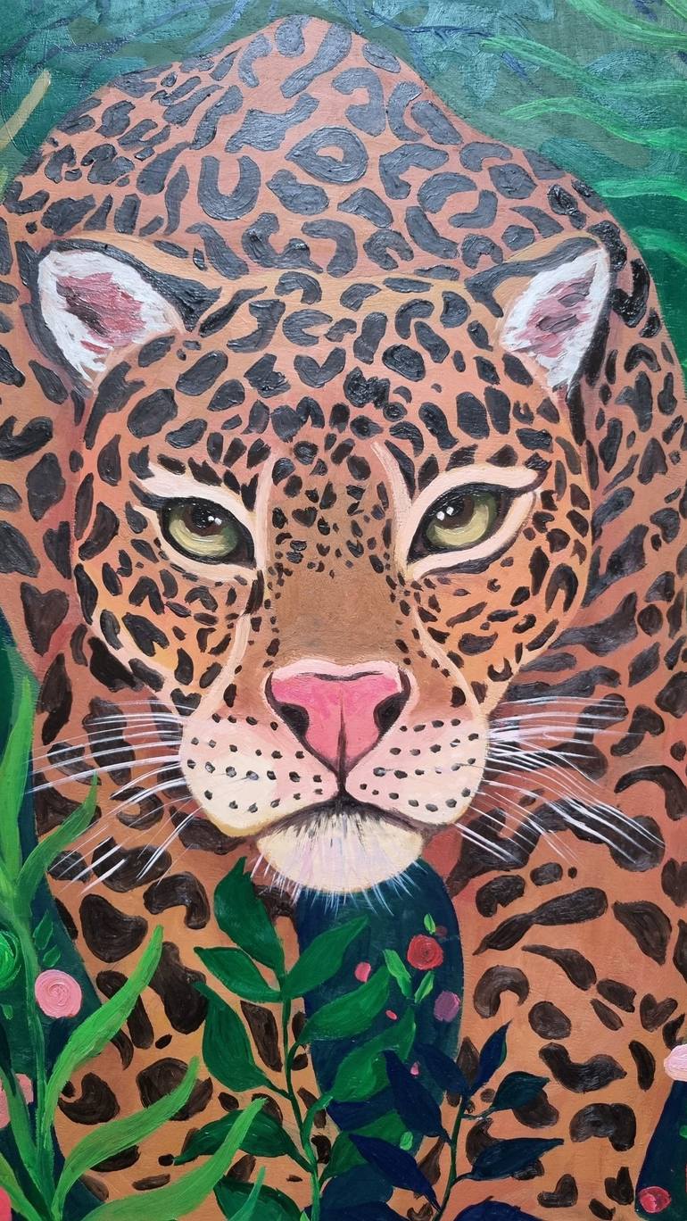 Original Art Deco Animal Painting by Mariana Mykyta