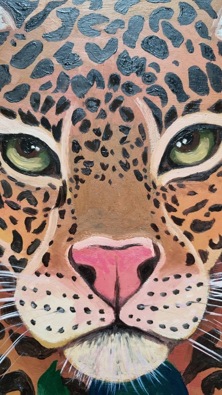 Original Art Deco Animal Painting by Mariana Mykyta