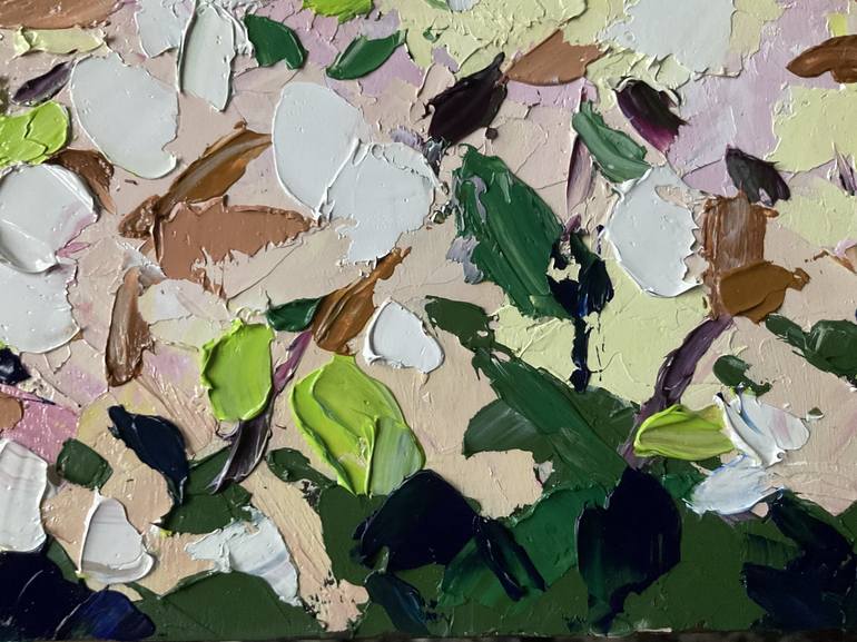Original Art Deco Botanic Painting by Mariana Mykyta