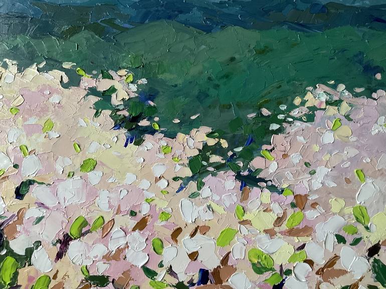 Original Art Deco Botanic Painting by Mariana Mykyta