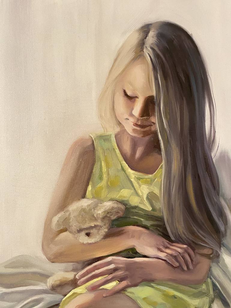 Original Figurative Children Painting by Tatiana Filipowicz Filadora 