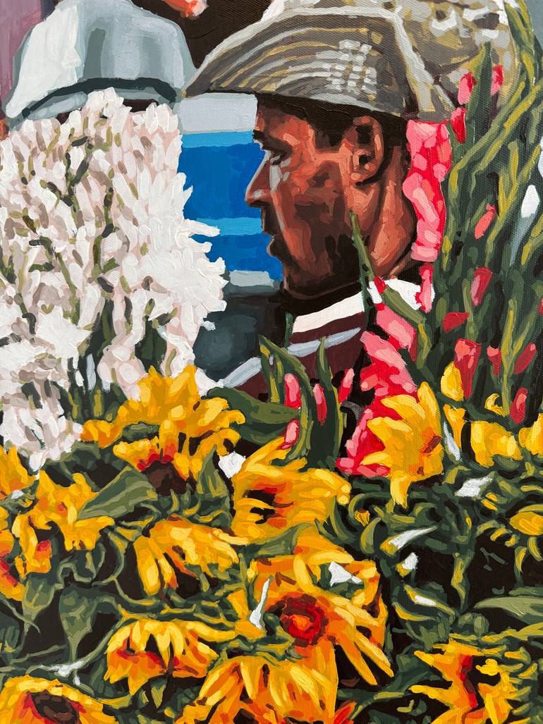 Original Figurative People Painting by Leo Morey