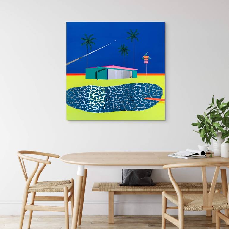 Original Beach Painting by Isabelle Derecque