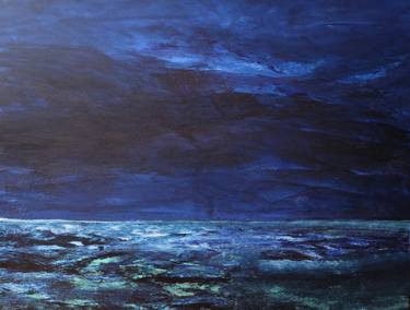 Original Abstract Seascape Paintings by Bianca Dakli