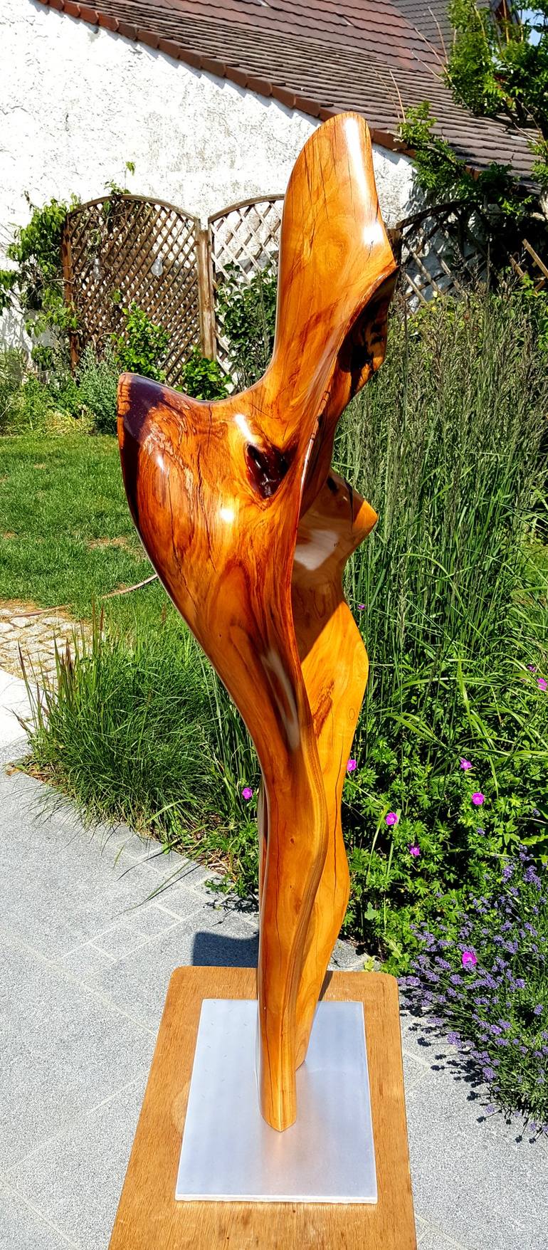 Original Figurative Abstract Sculpture by Hans-Juergen Gorenflo