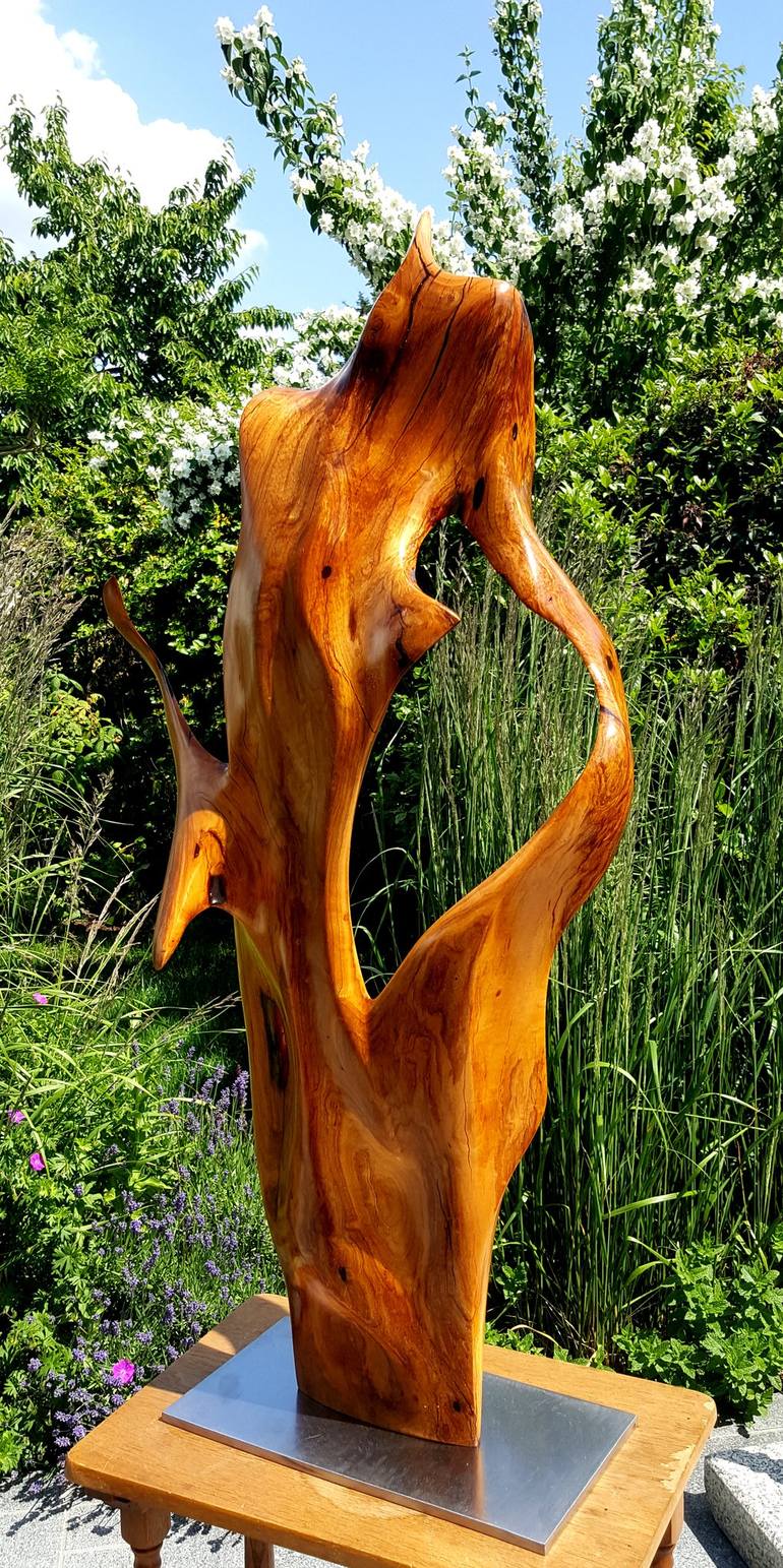 Original Figurative Abstract Sculpture by Hans-Juergen Gorenflo