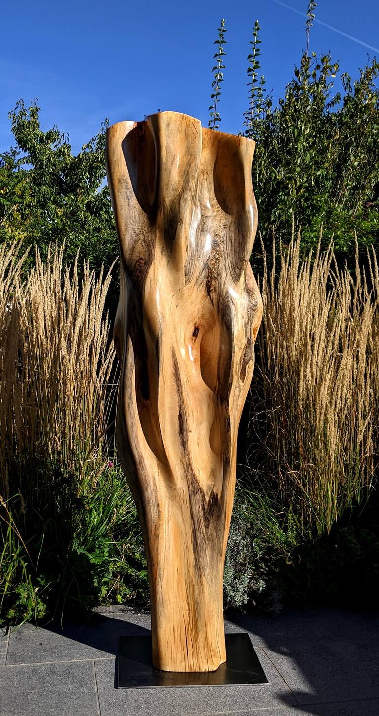 Original Figurative Abstract Sculpture by Hans-Juergen Gorenflo