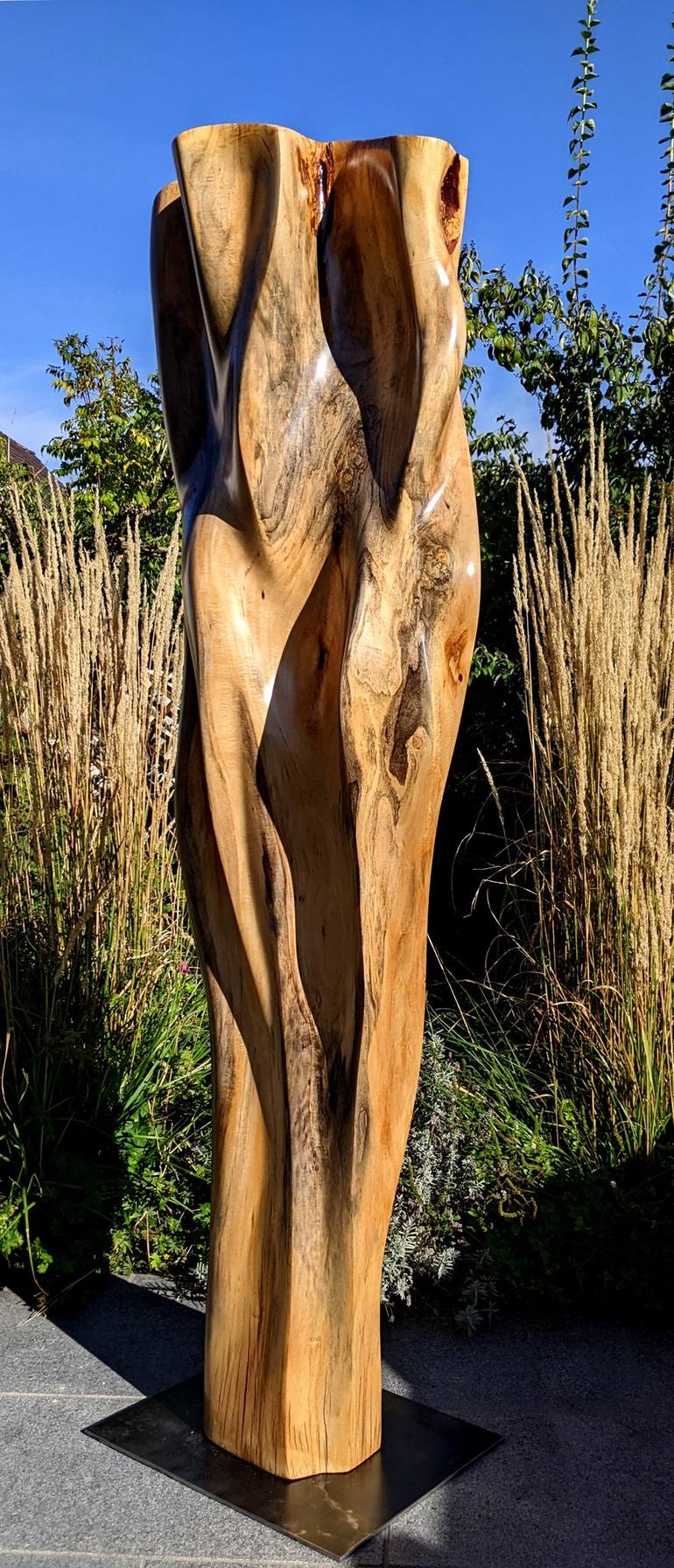 Original Figurative Abstract Sculpture by Hans-Juergen Gorenflo