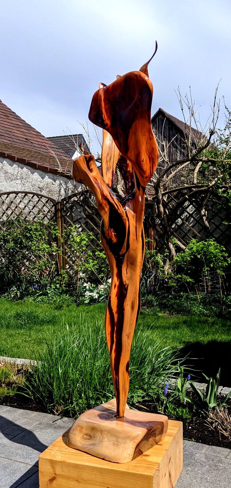 Original Abstract Sculpture by Hans-Juergen Gorenflo