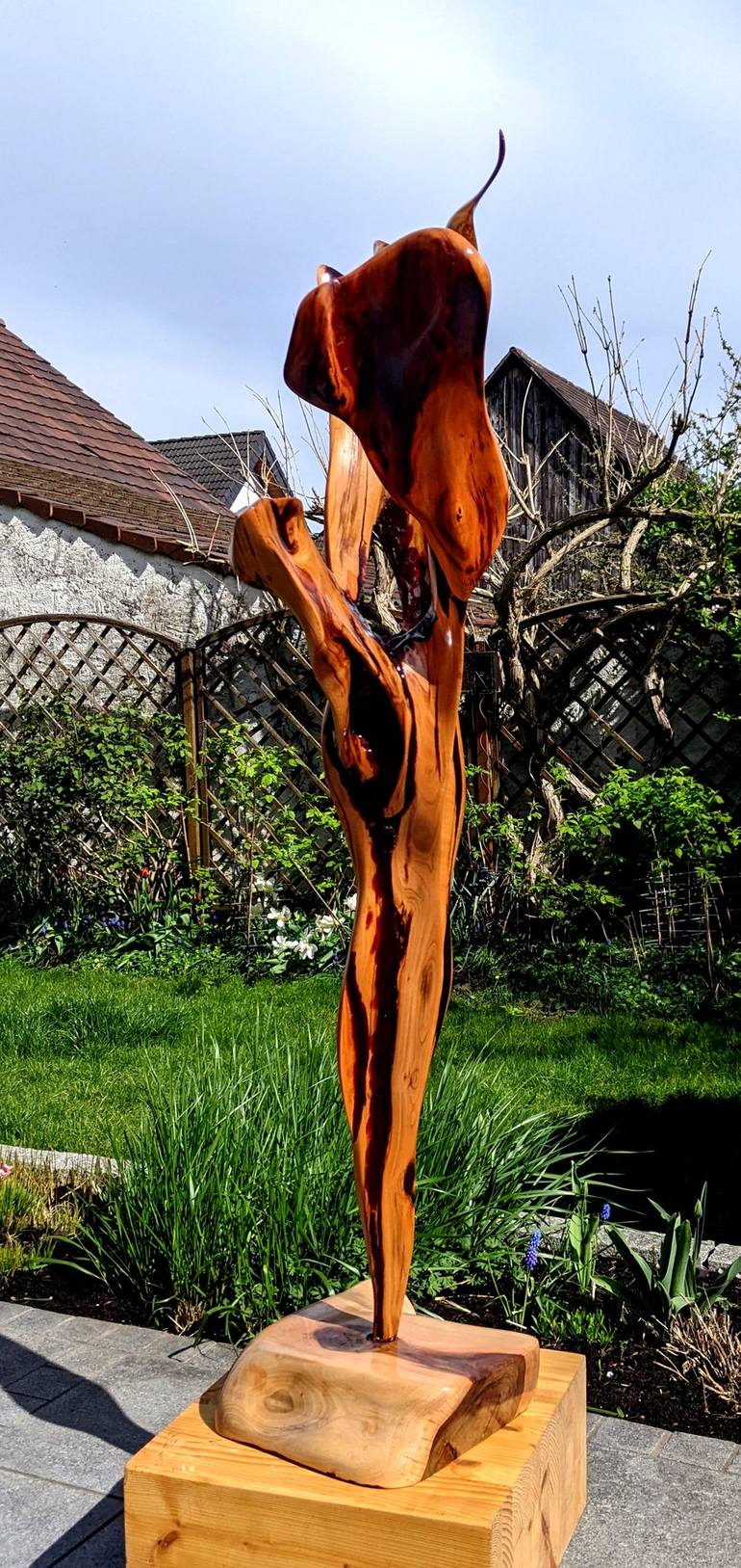 Original Figurative Abstract Sculpture by Hans-Juergen Gorenflo