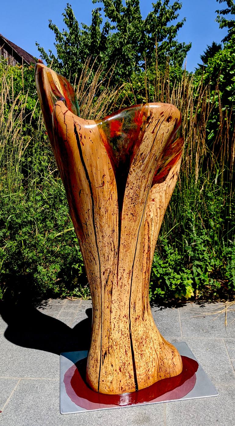Original Figurative Abstract Sculpture by Hans-Juergen Gorenflo