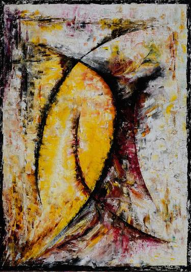 Original Abstract Love Paintings by Hans-Juergen Gorenflo
