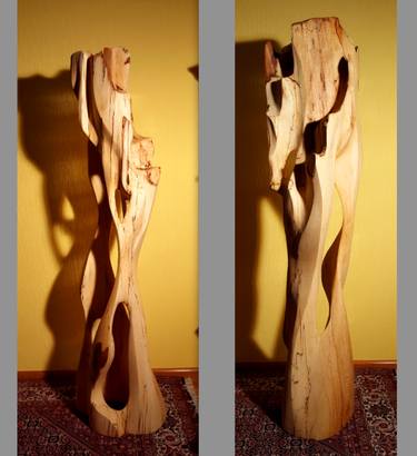 Original Figurative Abstract Sculpture by Hans-Juergen Gorenflo