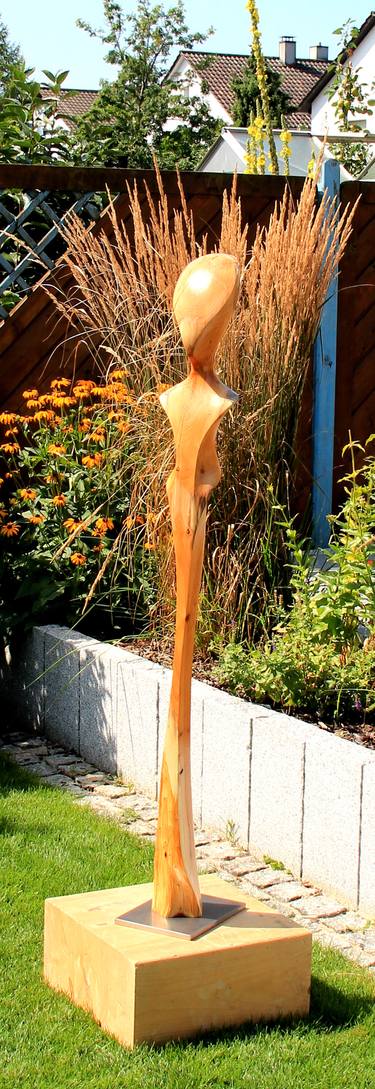 Original Abstract Men Sculpture by Hans-Juergen Gorenflo