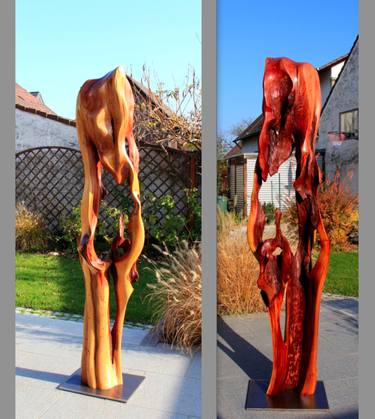 Original Figurative Abstract Sculpture by Hans-Juergen Gorenflo