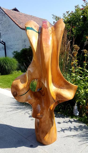 Original Figurative Abstract Sculpture by Hans-Juergen Gorenflo