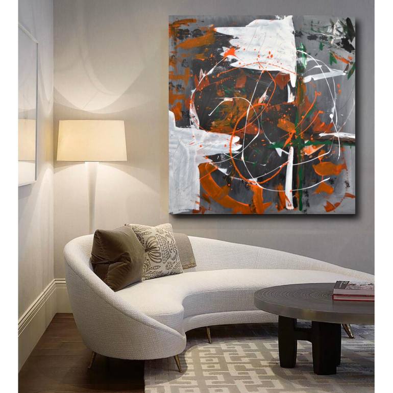 Original Expressionism Abstract Painting by Victoria Hutsul