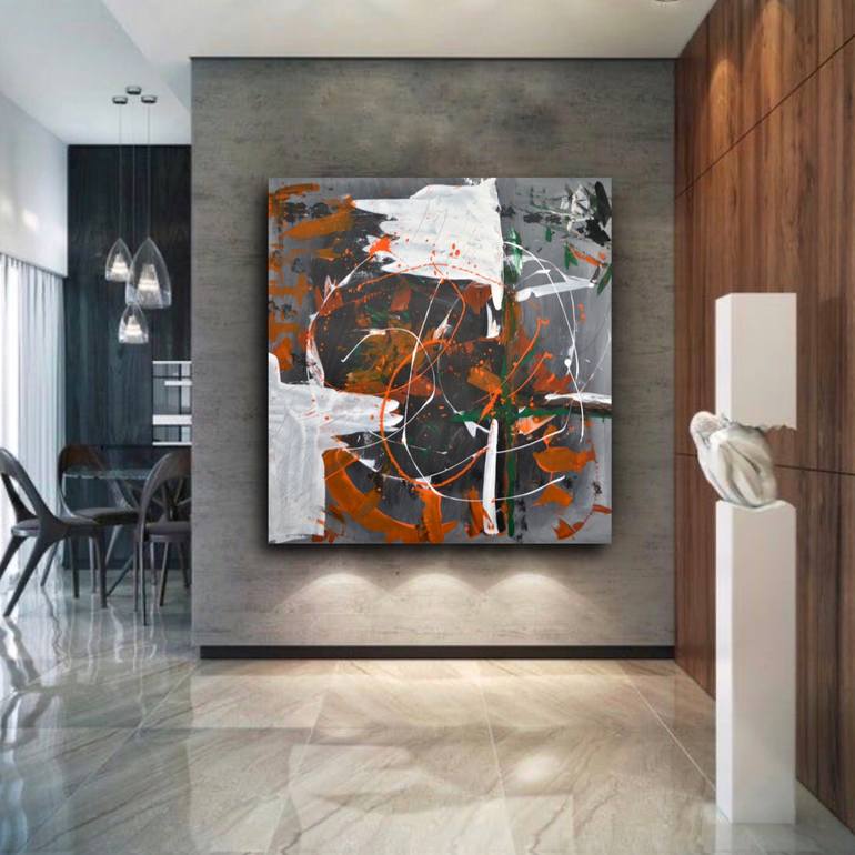 Original Expressionism Abstract Painting by Victoria Hutsul