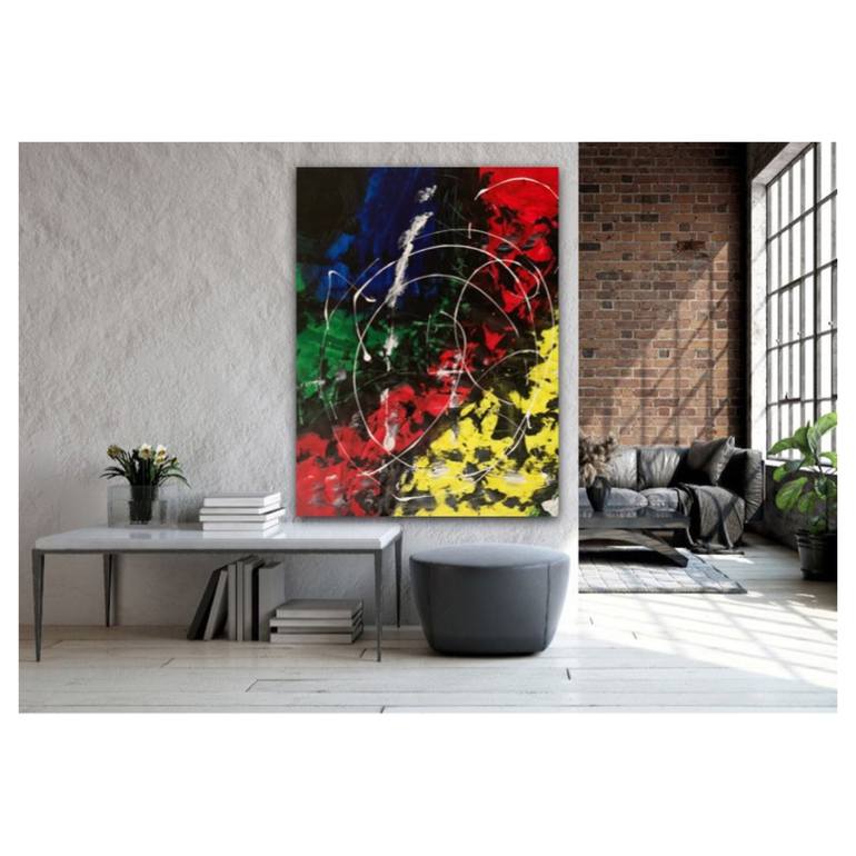 Original Modern Abstract Painting by Victoria Hutsul