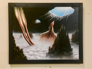 Original Surrealism Fantasy Paintings by Bisytes Art