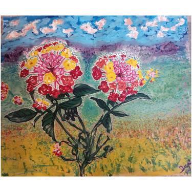 Print of Floral Paintings by Angela Vivero