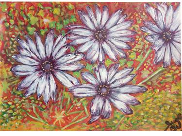 Print of Floral Paintings by Angela Vivero