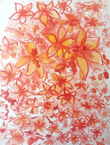 Original Floral Paintings by Angela Vivero