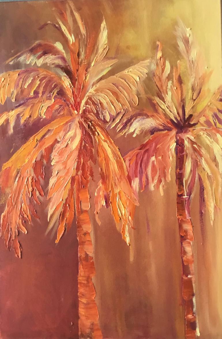 Original Abstract Nature Painting by Halyna Petrychenko