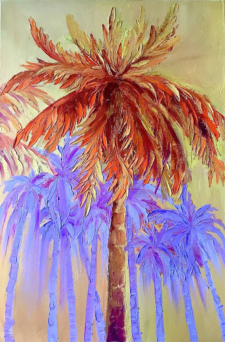 Original Abstract Nature Painting by Halyna Petrychenko