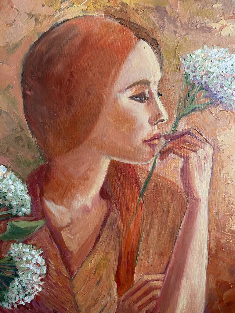 Original Fine Art Portrait Painting by Halyna Petrychenko