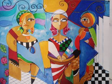 Original Contemporary Women Painting by Nanda  Stefani