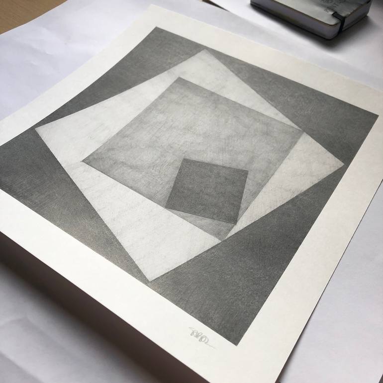 Original Geometric Drawing by Jorge Villarreal