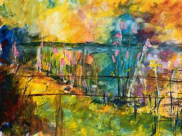 Original Abstract Landscape Paintings by Sheila MacNeill