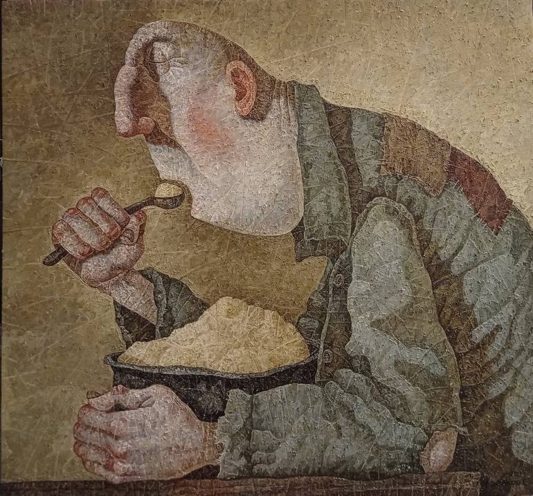 EaT in the head Painting by Sergey Merenkov |