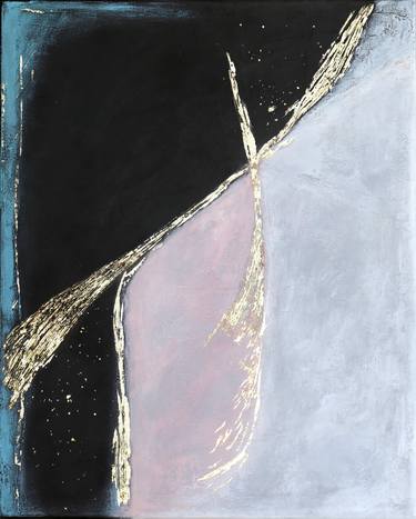 Abstraction with gold leaf. thumb