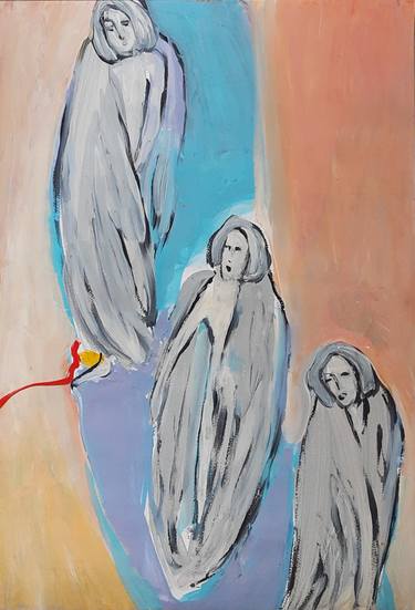 Print of Modern Religious Paintings by Kateryna Trotsenko