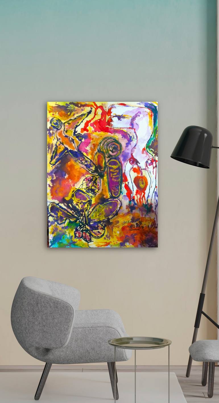 Original Abstract Painting by KALI MA