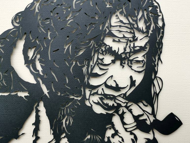 Original Portraiture People Installation by Elena Gusareva
