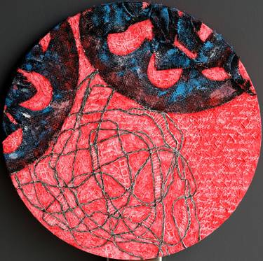 Original Conceptual Abstract Painting by Elena Gusareva