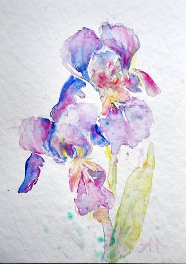 Print of Impressionism Floral Paintings by Ana Smarz