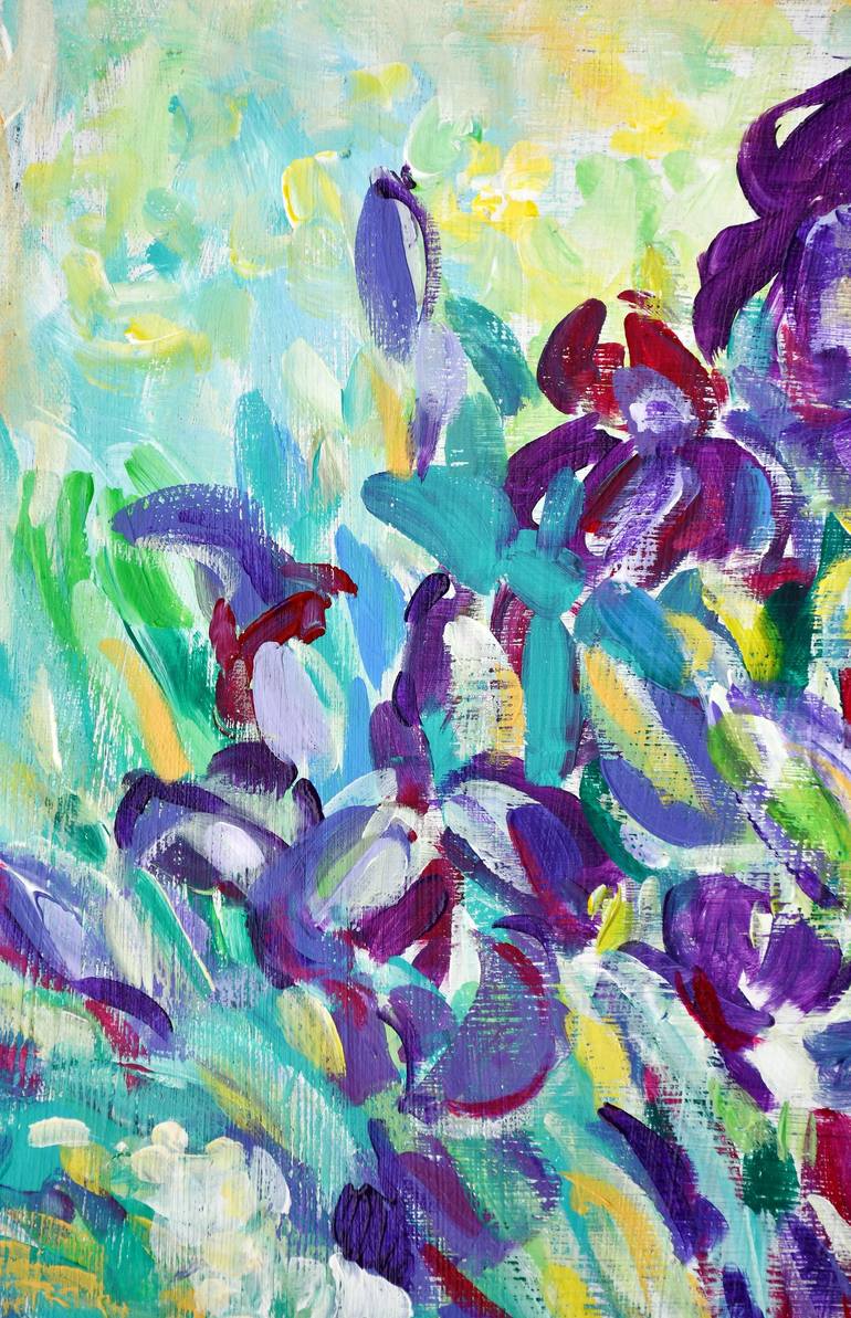 Original Contemporary Floral Painting by Ana Smarz