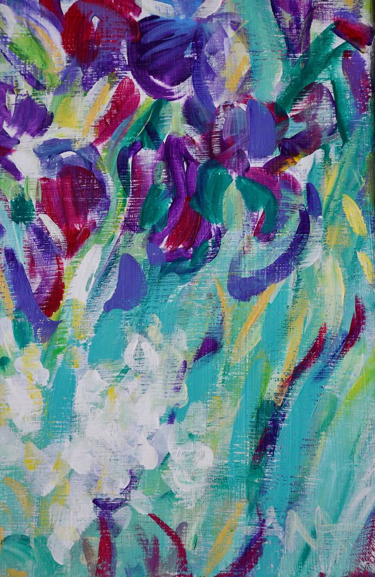 Original Floral Painting by Ana Smarz