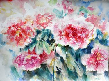 Happiness, beauty and love - peonies thumb