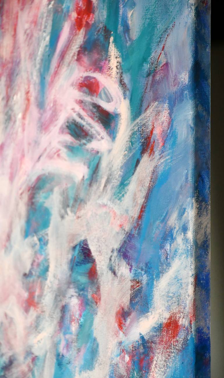 Original Abstract Expressionism Abstract Painting by Jolanta Smarz