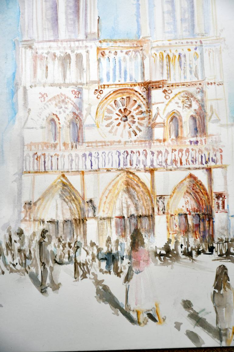 Original Contemporary Architecture Painting by Jolanta Smarz