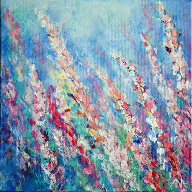 Original Contemporary Botanic Painting by Ana Smarz