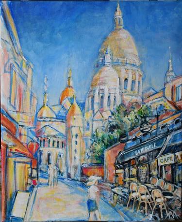 Original Contemporary Architecture Painting by Ana Smarz