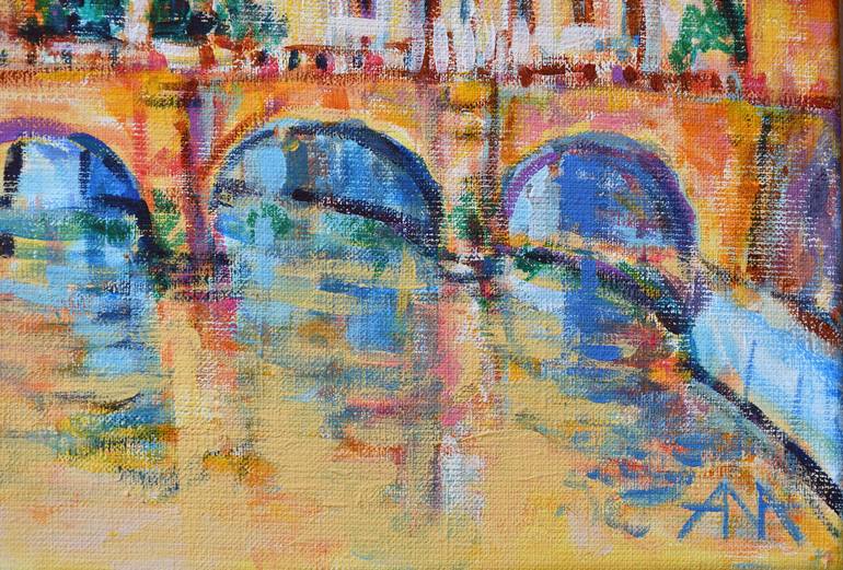Original Contemporary Architecture Painting by Jolanta Smarz