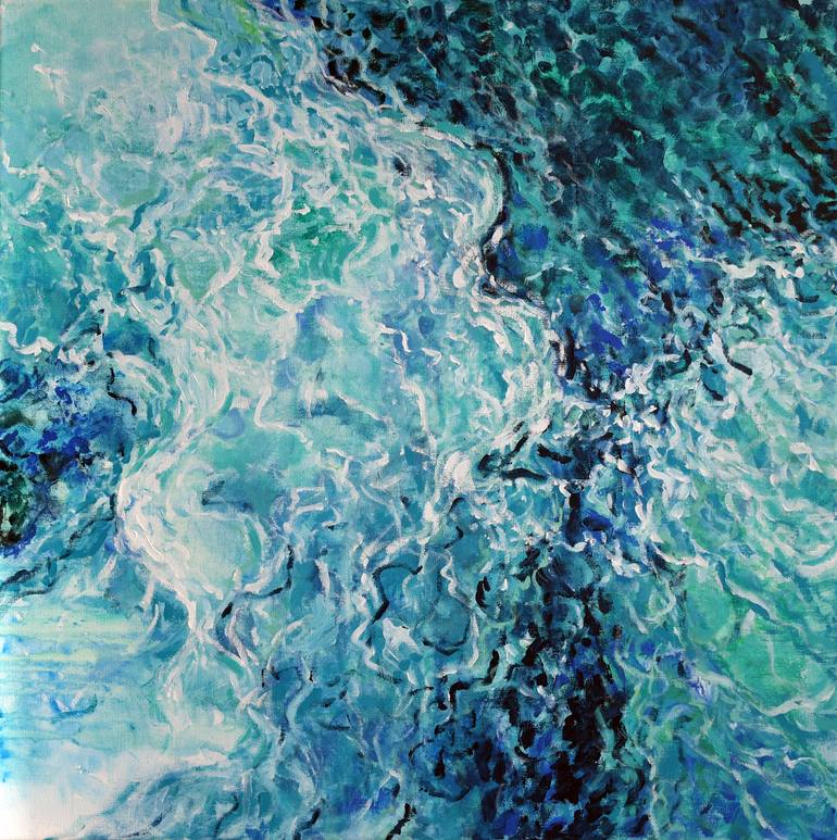 Dance of Waves Painting by Ana Smarz | Saatchi Art